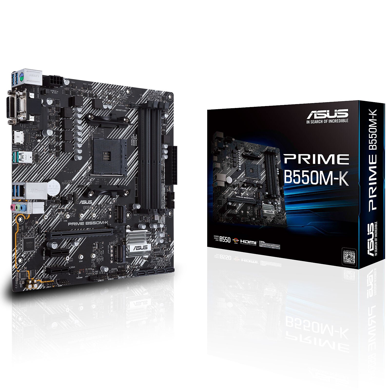 CARTE MÈRE ASUS PRIME B550M-K CARTE MÈRE ASUS PRIME B550M-K - الصورة 1